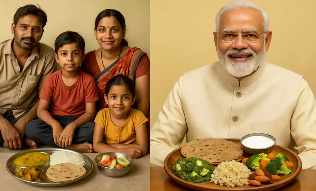आम आदमी की थाली और प्रधानमंत्री की थाली में कितना फर्क? जानिए नरेंद्र मोदी के रोज के खाने का पूरा खर्चा और डाइट प्लान