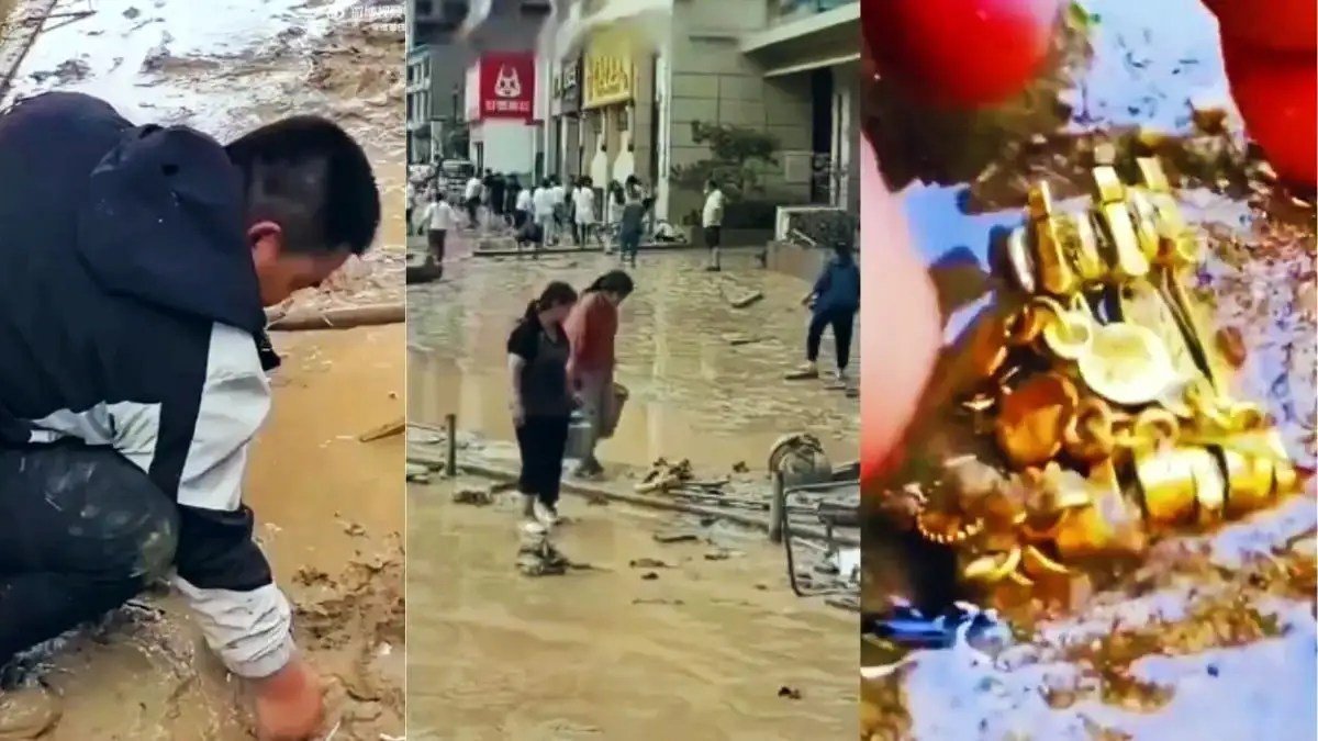 बाढ़ में डूबा 12 करोड़ का सोना-चांदी, दुकानदार की जिंदगी तबाह; लोग कीचड़ में ढूंढ रहे खजाना बाढ़ में डूबा 12 करोड़ का सोना-चांदी, दुकानदार की जिंदगी तबाह; लोग कीचड़ में ढूंढ रहे खजाना