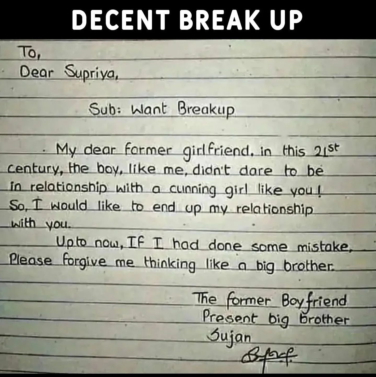 breakup