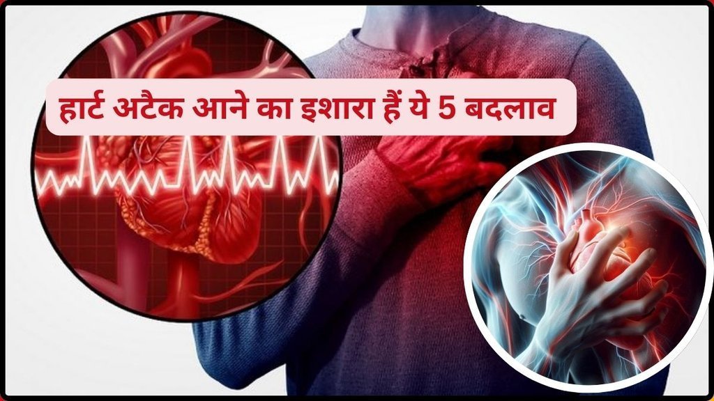 हार्ट अटैक से 1 महीने पहले बॉडी में दिखते हैं ये 5 वॉर्निंग साइन, अभी जान लेंगे इसके लक्षण तो धड़कता रहेगा आपका दिल हार्ट अटैक से 1 महीने पहले बॉडी में दिखते हैं ये 5 वॉर्निंग साइन, अभी जान लेंगे इसके लक्षण तो धड़कता रहेगा आपका दिल