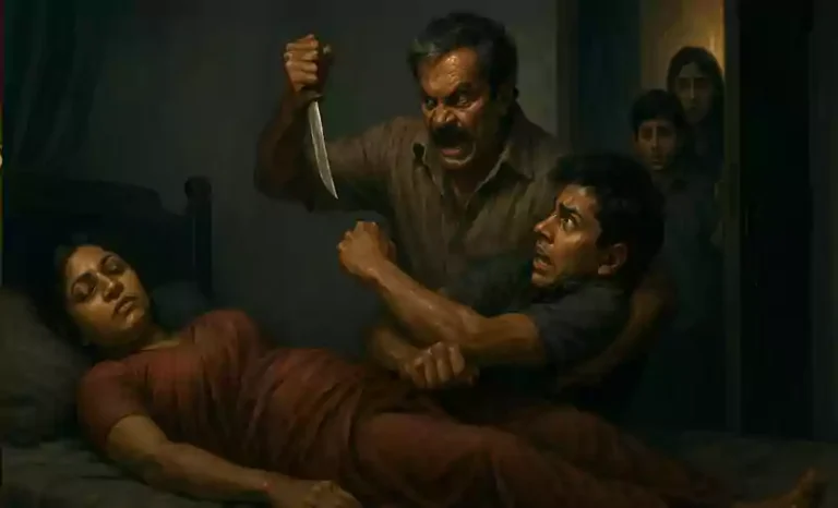 कमरे के अंदर भांजे के साथ अकेली थी मामी