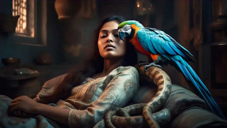 तोता उड़ता दिखे या सांप का बिल