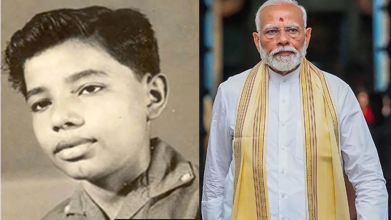 modi childhood story